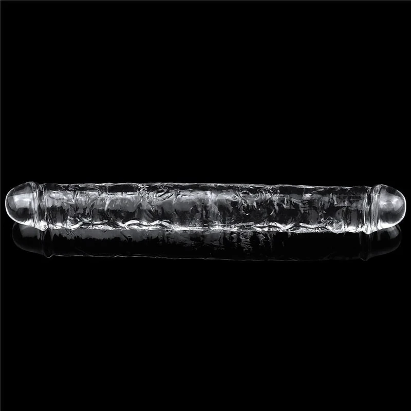 12'' Prozirni Dupli Dildo Lovetoy