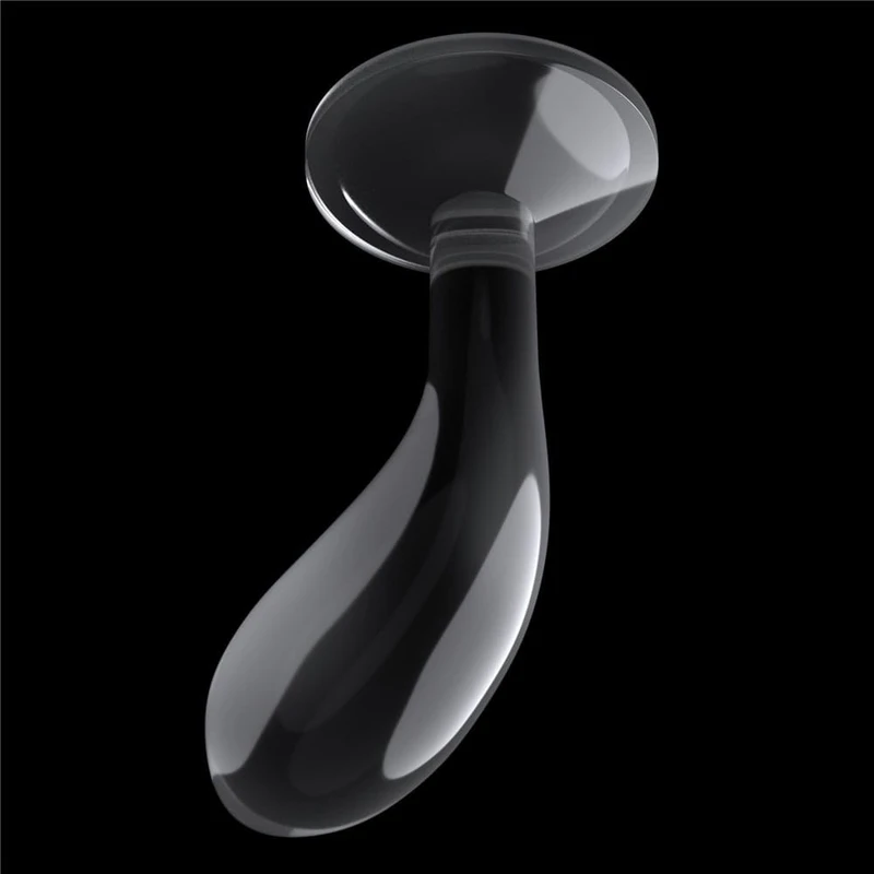 6.0'' Prozirni Prostate Plug sa Vakuumskim Postoljem - Lovetoy