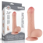 7'' Dual Layer Realistični Dong Sa Testisima - Lovetoy