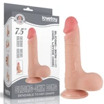 7.5'' Realistični Dildo Sa Testisima I Vakuumskim Postoljem - Lovetoy Koža