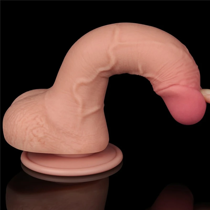 7.5'' Realistični Dildo sa Vakuumskim Postoljem i Testisima - Lovetoy