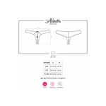 Alabaster Crotchless Tanga S/M - Obsessive, Bela