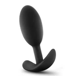 ANAL ADVENTURES VIBRA SLIM PLUG - MEDIUM, vodootporni crni analni ulošak sa stimulacijom