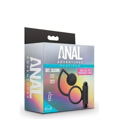Anal Ball sa C-Ringom - Vibrirajuća Igračka za Odrasle - Sexy Shop