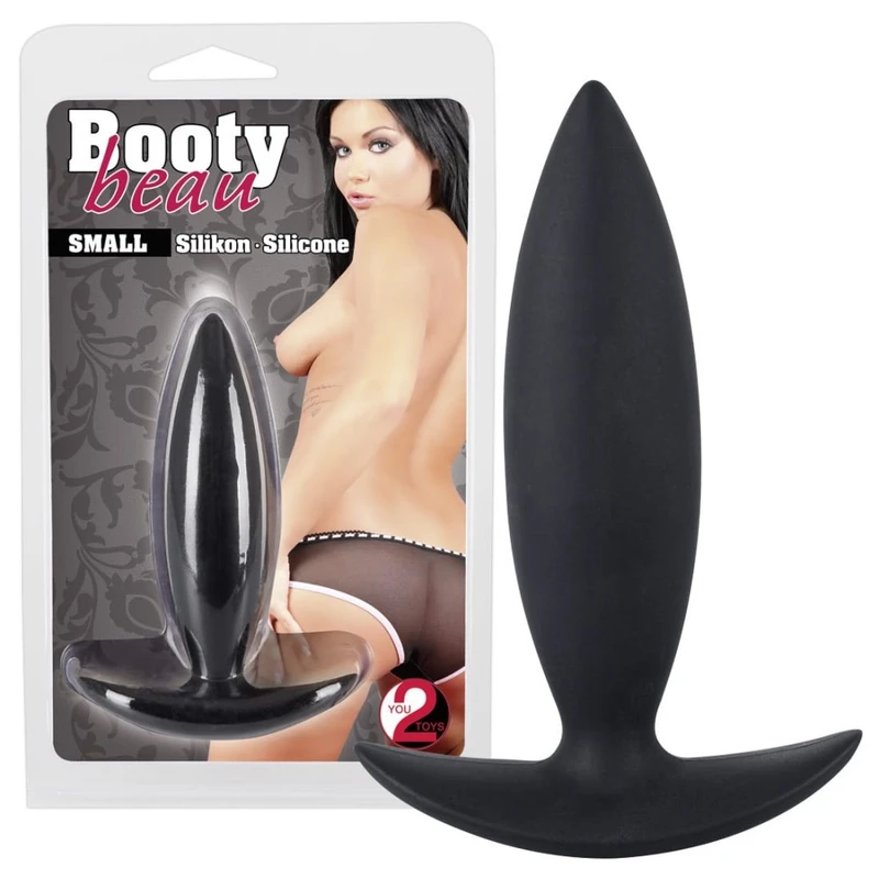 Analni plug You2Toys, 10 cm, crni, vodootporni