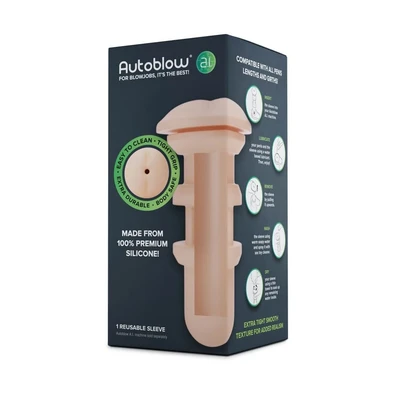 Autoblow A.I. Silikonska Anus Maska - Koža - Sexy Shop