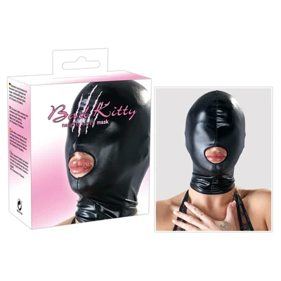 Bad Kitty Crna maska sa sjajnim izgledom - Sexy Shop