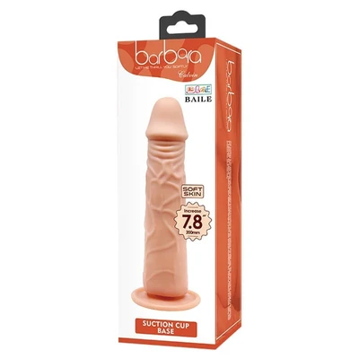 Barbara Calvin Dildo 20cm sa vakuumskim postoljem, boja kože - Sexy Shop