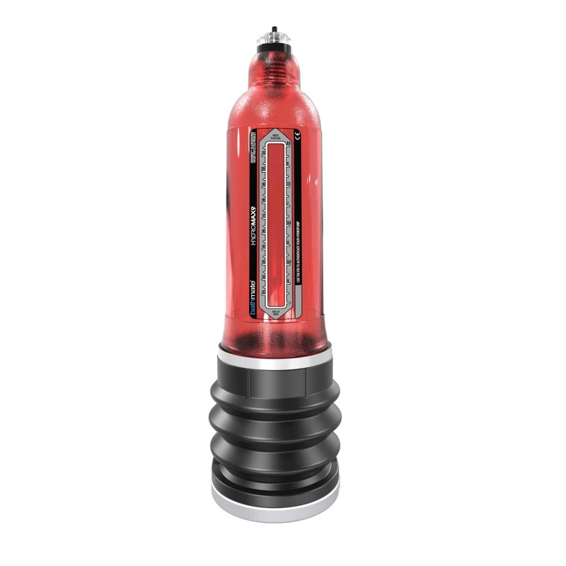 Bathmate Hydromax X30 - Crveni vodootporni pumpa za penis 34cm