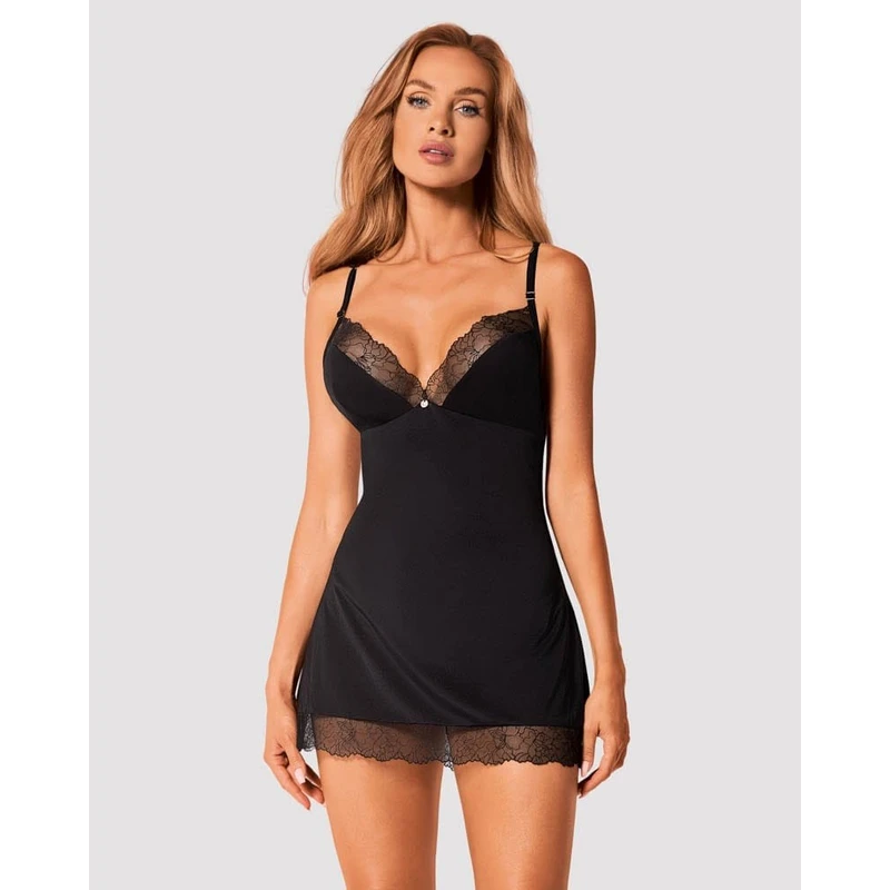 Bella Rou čipkana kemizica i thong XS/S Obsessive
