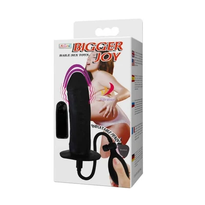 Bigger Joy Vibrirajući Dildo Crni 16cm sa Daljinskim Upravljačem - Sexy Shop