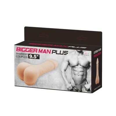 Bigger Man Plus masturbator za ozbiljne užitke 24cm, Debra, vodootporan, boja kože - Sexy Shop