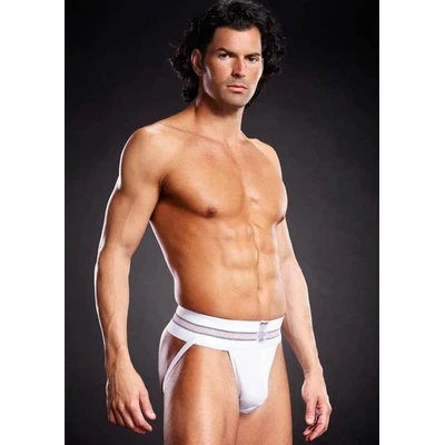 Blue Line Jock Strap bijeli L/XL - Sexy Shop