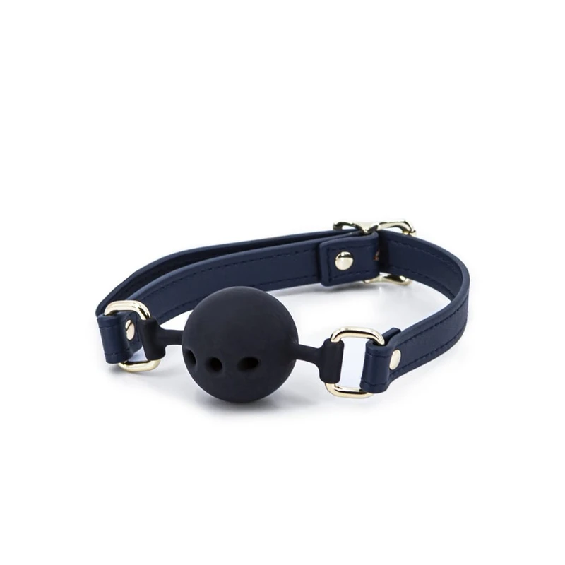 Bondage Couture - Plavi Ball Gag od NS Novelties