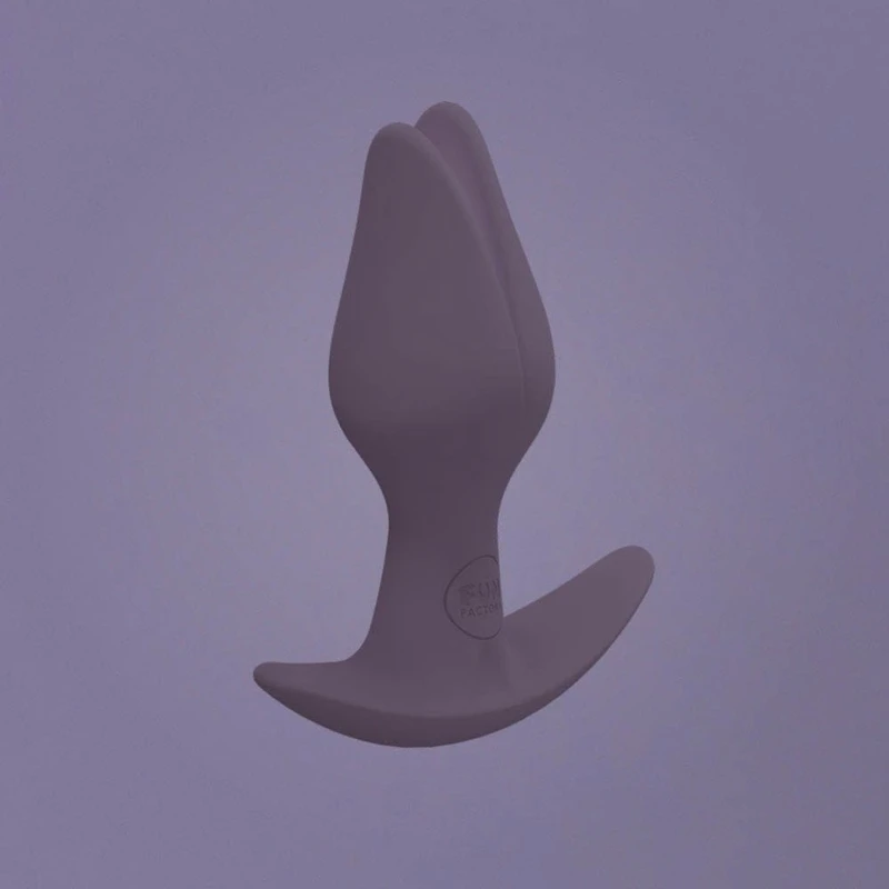 BOOTIE FEM analni čep - vodootporni braon tulipan 8,5cm