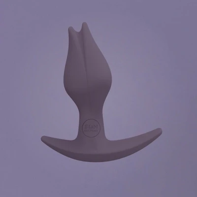 BOOTIE FEM analni čep - vodootporni braon tulipan 8,5cm - Sexy Shop