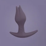BOOTIE FEM analni čep - vodootporni braon tulipan 8,5cm