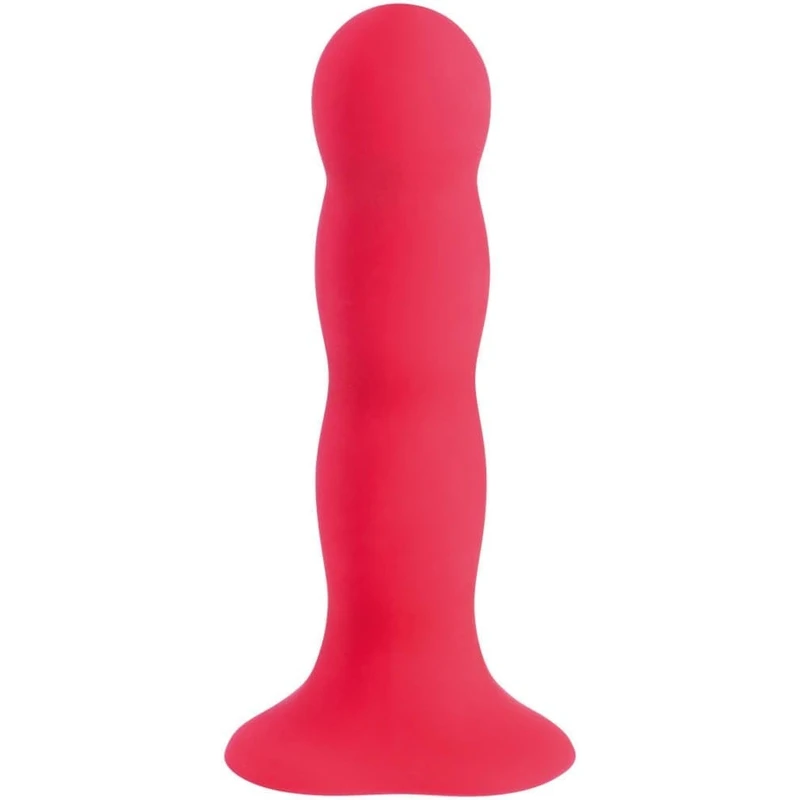 Bouncer Shake Dildo 18cm - Crveni