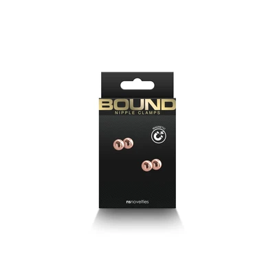 Bound - Nipple Clamps - M1 - Roze Zlato - Sexy Shop