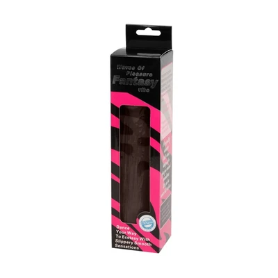 Braon Dildo Vibrator sa Višestrukim Brzinama 23cm - Debra - Sexy Shop