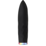 Brašnjeni crni bullet sa 7 funkcija vibracija