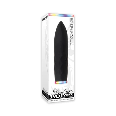 Brašnjeni crni bullet sa 7 funkcija vibracija - Sexy Shop