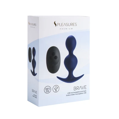 Brave - Vibrirajući analni čep sa daljinskim upravljačem - Uživanje u igri - Sexy Shop