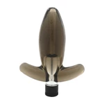 Butt EZ Plug Black - Anatomски oblikovani analni stimulator sa vibratorom, vodootporan