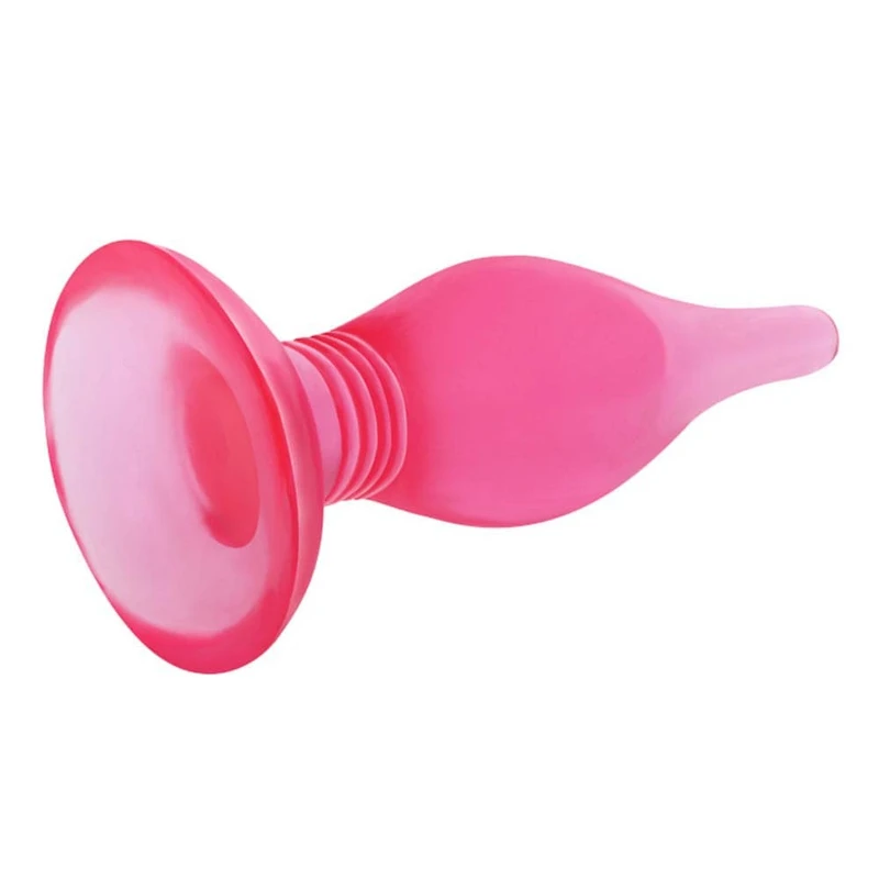 Butt Plug Debra Roze sa Vakuumskim Postoljem 13,9cm