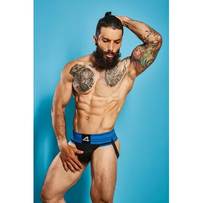 C4M Rugby Jockstrap Electric Blue XL - Sexy Shop