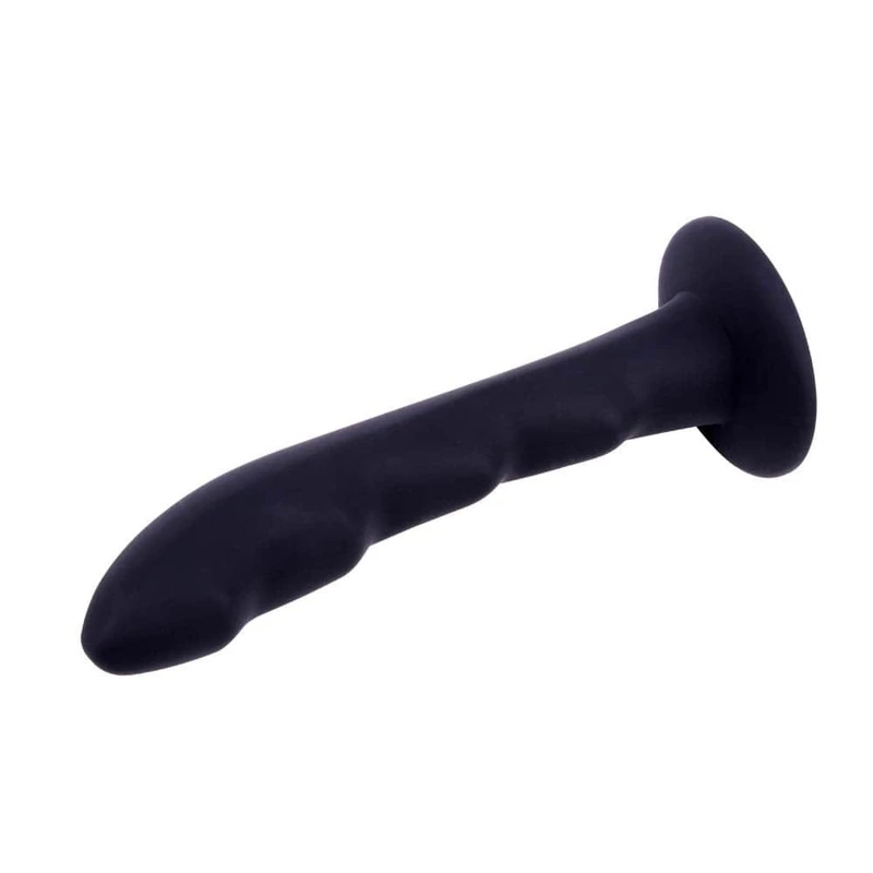 Cavelier Plug sa vakuumskim postoljem - Vodootporni analni stimulans 17cm, crni