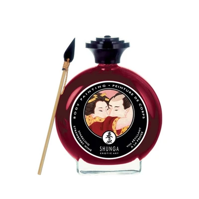 Champagne & Strawberry Bodypaint 100ml - Erotik senzualni boja za telo za parove - Sexy Shop