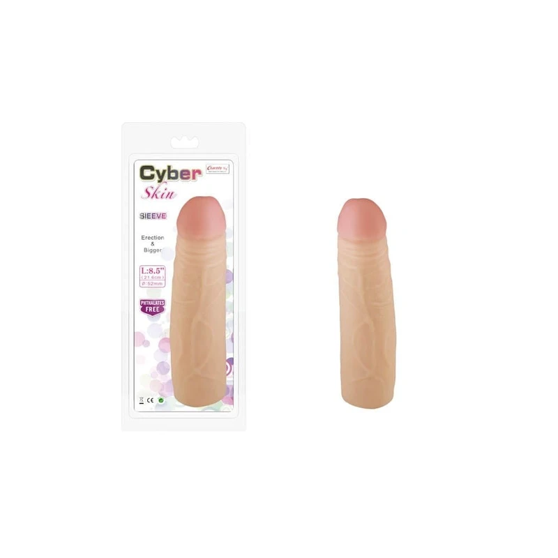 Charmly Cyber Skin Sleeve 21,6cm - Realistična kožna navlaka za produženje užitka