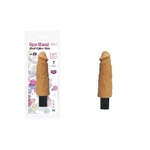 Charmly Super Diamond Real Cyber Skin No. 2 - Vodootporni vibrator od sintetičke kože, 23cm