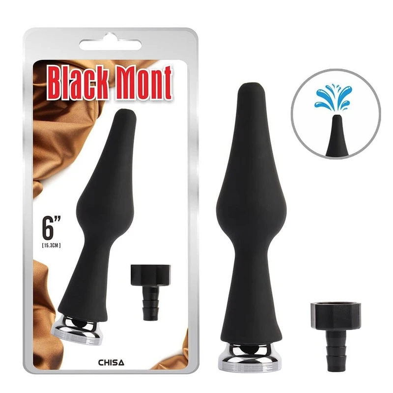 Čistija Anal Douš S Crnim Adapterom 15,3cm