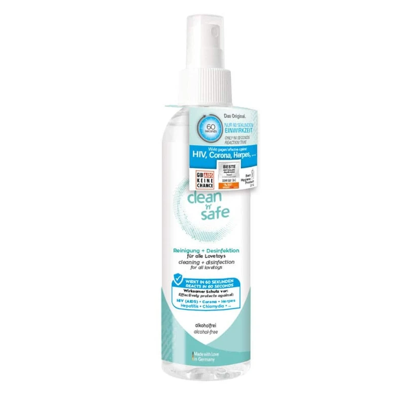 Clean'n'Safe - Čistač i Dezinfekcijsko Sredstvo za Igračke za Odrasle 100ml