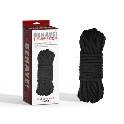 Crna Bondage Uže 10m - Chisa Novelties - Sexy Shop