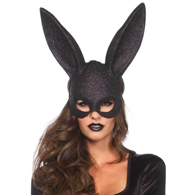 Crna Rabbit Masku za maskenbal od Leg Avenue - Sexy Shop