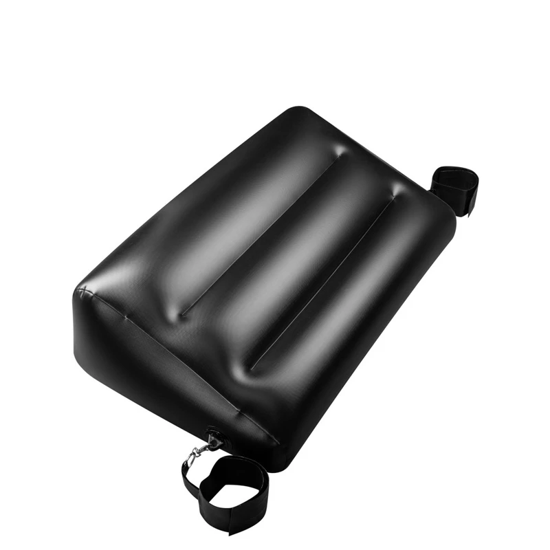 Crni Inflatable Seks Jastuk sa Handcuffs II - 60 cm
