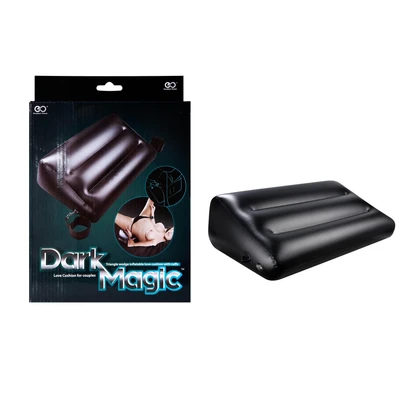 Crni Inflatable Seks Jastuk sa Handcuffs II - 60 cm - Sexy Shop