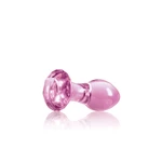 Crystal Gem - Roze Borosilikatno Staklo za Odrasle 8,9 cm