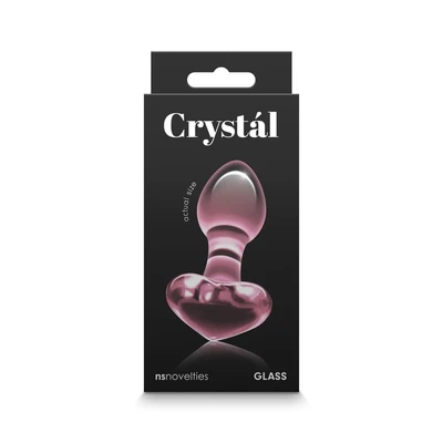 Crystal stakleni ljubavni oblik - Pink - Sexy Shop