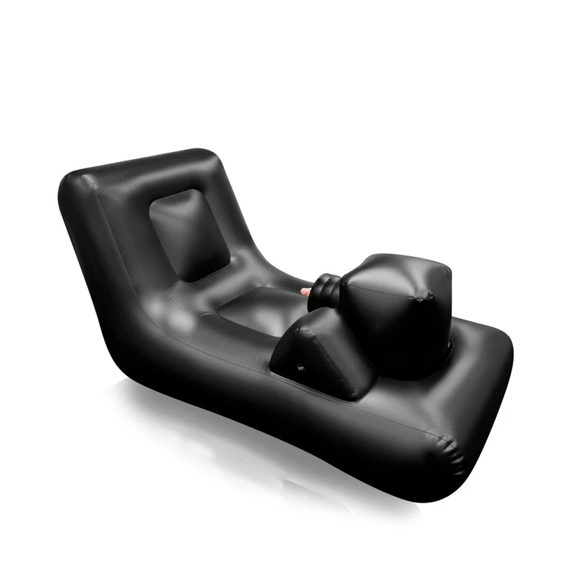 Dark Magic Inflatable Bed - Crna sa 3 Brzine Vibratora