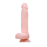 Debra 21,5cm Realistični Dildo sa Testisima i Vakuumskim Postoljem