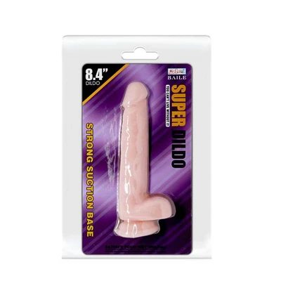 Debra 21,5cm Realistični Dildo sa Testisima i Vakuumskim Postoljem - Sexy Shop