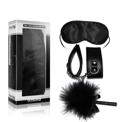 Deluxe set za vezivanje sa maskom i perjem - Sexy Shop