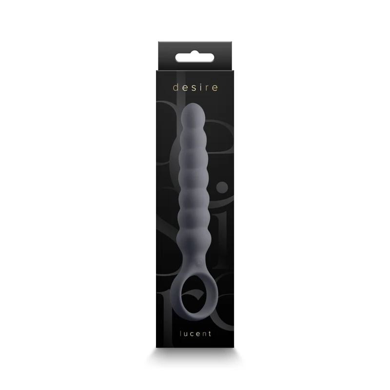 Desire - Lucent - fleksibilna igračkica za analnu i vaginalnu stimulaciju s 3 brzine i 7 funkcija, vodootporna, siva