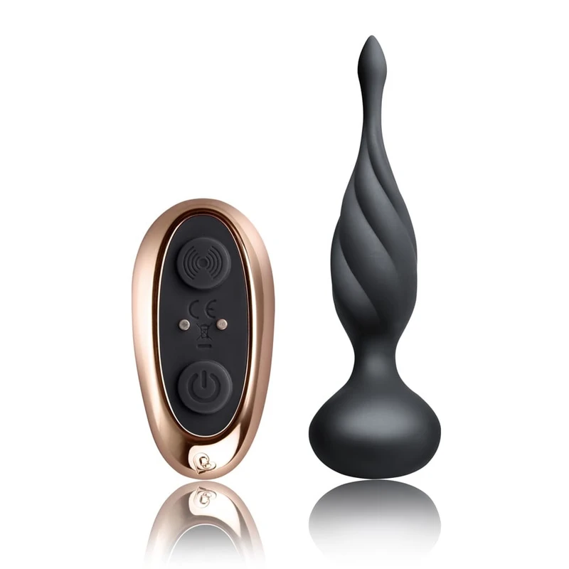 Discover - Crni vibrator sa daljinskim upravljačem 13,2cm