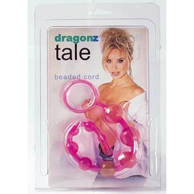 Dragonz Tale Anal Kugel Kette Pink - vodootporna roza igračka za analnu stimulaciju - Sexy Shop