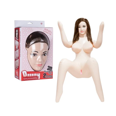 DREAMY DOLL BULL DOG NICHOL LUNETTA 124cm - Realistična lutka sa 3D licem i peršunskim dojkama - Sexy Shop